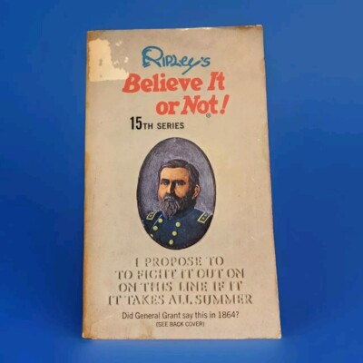 Vintage 1969 Ripleys Believe It Or Not 15th Series Book