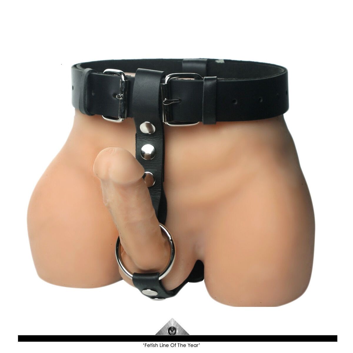 Strict Leather Male Butt Plug Harness COCK RING Bondage Belt Penis CBT BDSM Sub eBay picture