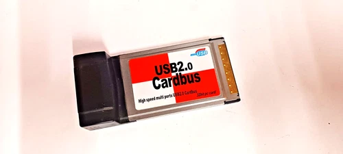 Original ~ BUSLink 4-Port USB 2.0 CardBus PC Card / PCMCIA Notebook UII-CB4