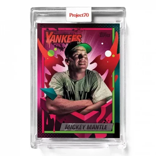 2021 Topps Project70®Card 328 Mickey Mantle by Mikael B. -Free Shipping!