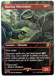 Hunting Velociraptor (Borderless) - Universes Beyond: Jurassic World Collection