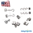 10pc Dental Orthodontic Crimpable Hooks stops tubes stopper 0.8mm brackets [USA】