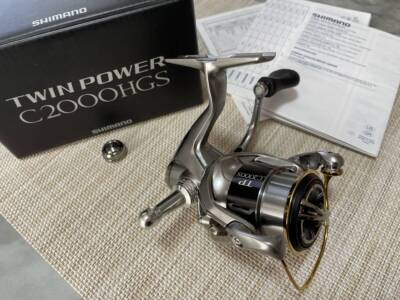 15 Twin Power C2000Hgs With Reel Stand SHIMANO Hg High Gear 15 Twin Power C2000Hgs With Reel Stand SHIMANO Hg High Gear