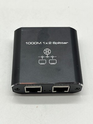 Ethernet Splitter 1 to 2 1000Mbps Ethernet Switch 2 Port Gigabit Network Switch