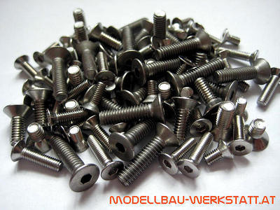 Schrauben-Set Bodenplatte Team Associated RC8B3.1e RC8B3e chassis screw kit Asso