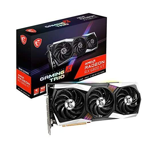 MSI Video Card Radeon RX 6800 XT GAMING X TRIO 16G PCI-Exp 4.0 16GB GDDR6 - Afbeelding 1 van 7