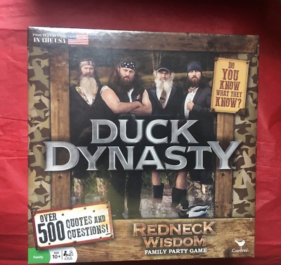 Duck Dynasty Redneck Wisdom Family Party Game   New   Sealed! Lots of fun!