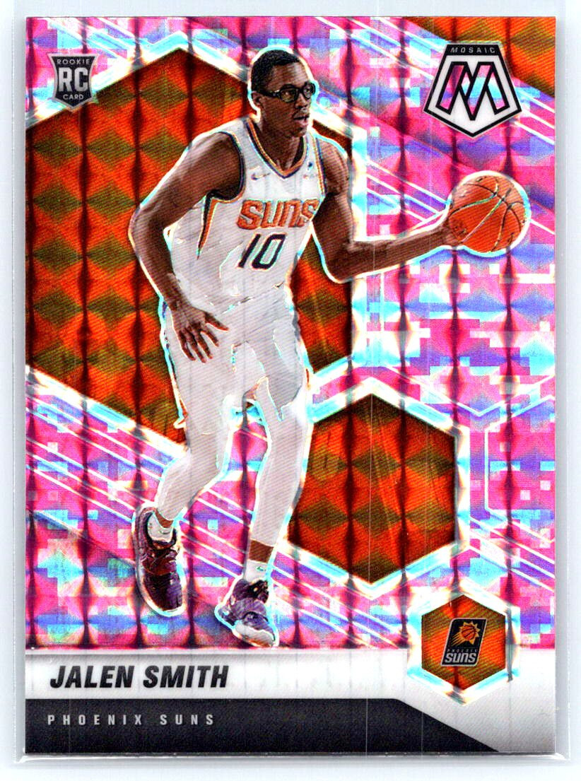 Jalen Smith 2020-21 Panini Mosaic Rookie Mosaic Camo Pink Prizm #228 Rookie RC