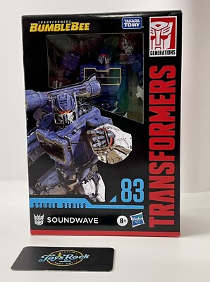 SOUNDWAVE Hasbro F3173 Transformers Studio Series 83 NEW! USA G1 Bumblebee Movie