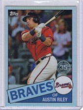 2020 Topps Chrome 35th Anniversary 85TC- #23 Austin Riley Atlanta Braves