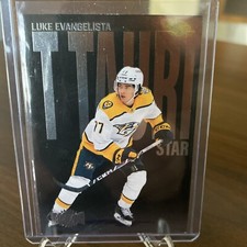2023-24 Metal Universe T Tauri Star Luke Evangelista ROOKIE #TTP-19 Predators NM
