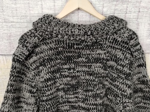 Projek Raw Men’s XL Full Zip Mock Neck Gray Black Cozy Winter Sweater NWT - Picture 10 of 23