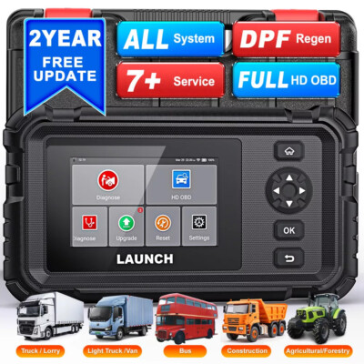 LAUNCH CRP129 HD Heavy Duty Truck Scanner Speed Limit Adjust DPF Diagnostic