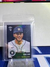 2022 Topps Chrome Platinum Jose Siri #124 BLACK 2/10 Rookie Astros NY Mets