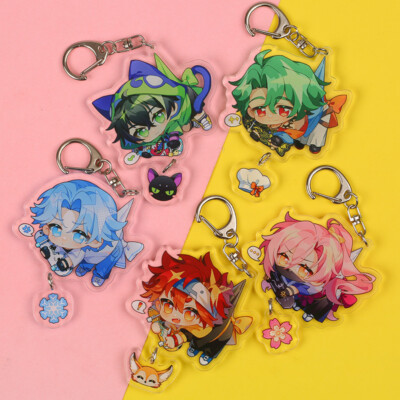 SK∞ SK8 the Infinity Keychain Miya Cherry Blossom Reki Kyan Langa