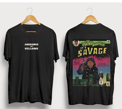 Heroes And Villains Comic T-Shirts Metro Boomin The Weeknd Young 2 