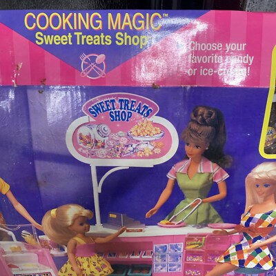1998 Barbie Cooking Magic Sweet Treats Shoppe Mattel 67745 New