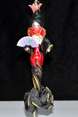 Christopher Radko * FANNA MAE WONG ORNAMENT * 9 1/2'', Christmas, Icicle, EXC