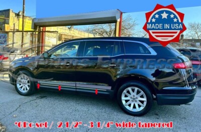 fit: 2010-2020 Lincoln MKT Body Side Molding Rocker Panel Trim 6Pc