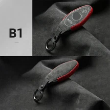 For McLaren 720S 570S 570GT 600LT Suede Leather Car Key Fob Shell Case Cover Bag
