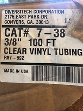 3/8 vinyl tubing 80’ +
