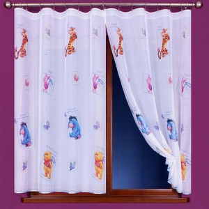Vorhange Kinderzimmer Winnie Pooh Gardinen Schals 1 Lange 160cm X