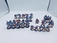 FULLY PAINTED ULTRAMARINES ARMY PAINT SPACE MARINE WARHAMMER 40K 1