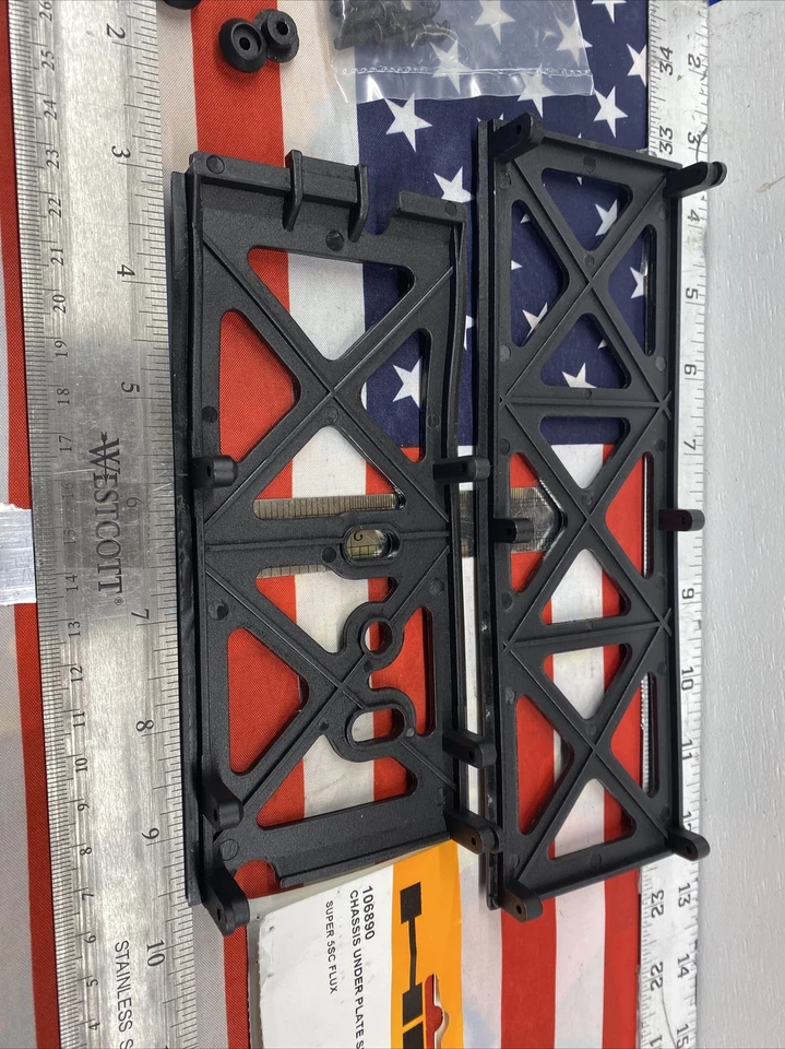 HPI 106890 Chassis Under Plate Set:1/5 Super 5SC Flux Monster Truck NIP🇺🇸Ship - Image 4 of 4
