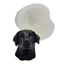 Moule à cire en Silicone pour chocolat, Labrador, bougie, gâteau, savon, Fondant