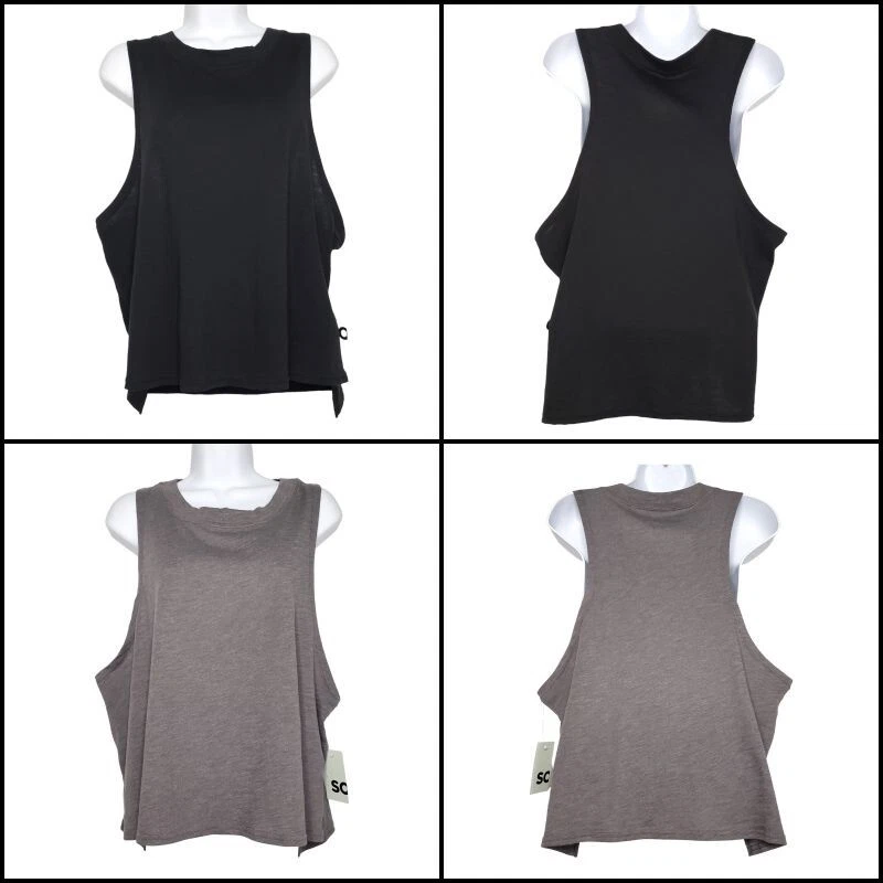 Sonoma Lote de 2 Camisetas sin Mangas Musculares Entrenamiento Ropa Activa Negra + Gris Juniors XL NUEVAS CON ETIQUETAS Foto 3 de 4