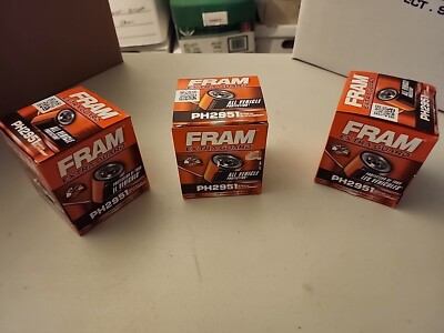 Fram Extra Guard PH2951 Spin-On Engine Oil Filter Set Of 3