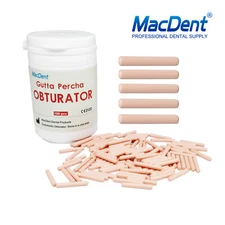 100 Pcs DENTAL Gutta Percha Bar (Pellet) For Obturation Endodontic GUN MacDent