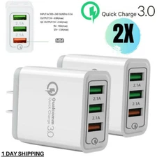 Fast Quick Charge QC 3.0 USB Wall Charger Adapter US Plug For iPhone/Samsung Lot