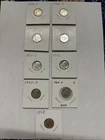 Silver Roosevelt Dime Lot of 9