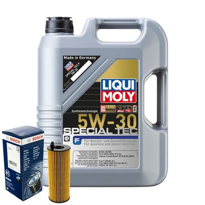 Motoröl 5W30 LIQUI MOLY Special F 5L+BOSCH Ölfilter