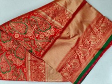 Bollywood Sari Indian Wedding Wear Party Blouse Pakistani Ethnic Designer Saree