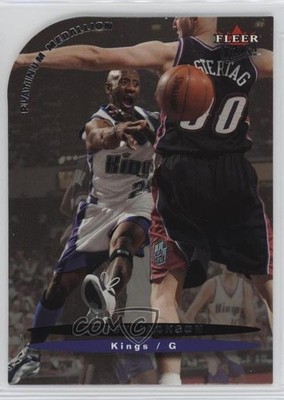 2003 Fleer Ultra Platinum Medallion Missing Serial Number Bobby Jackson #115 d1m