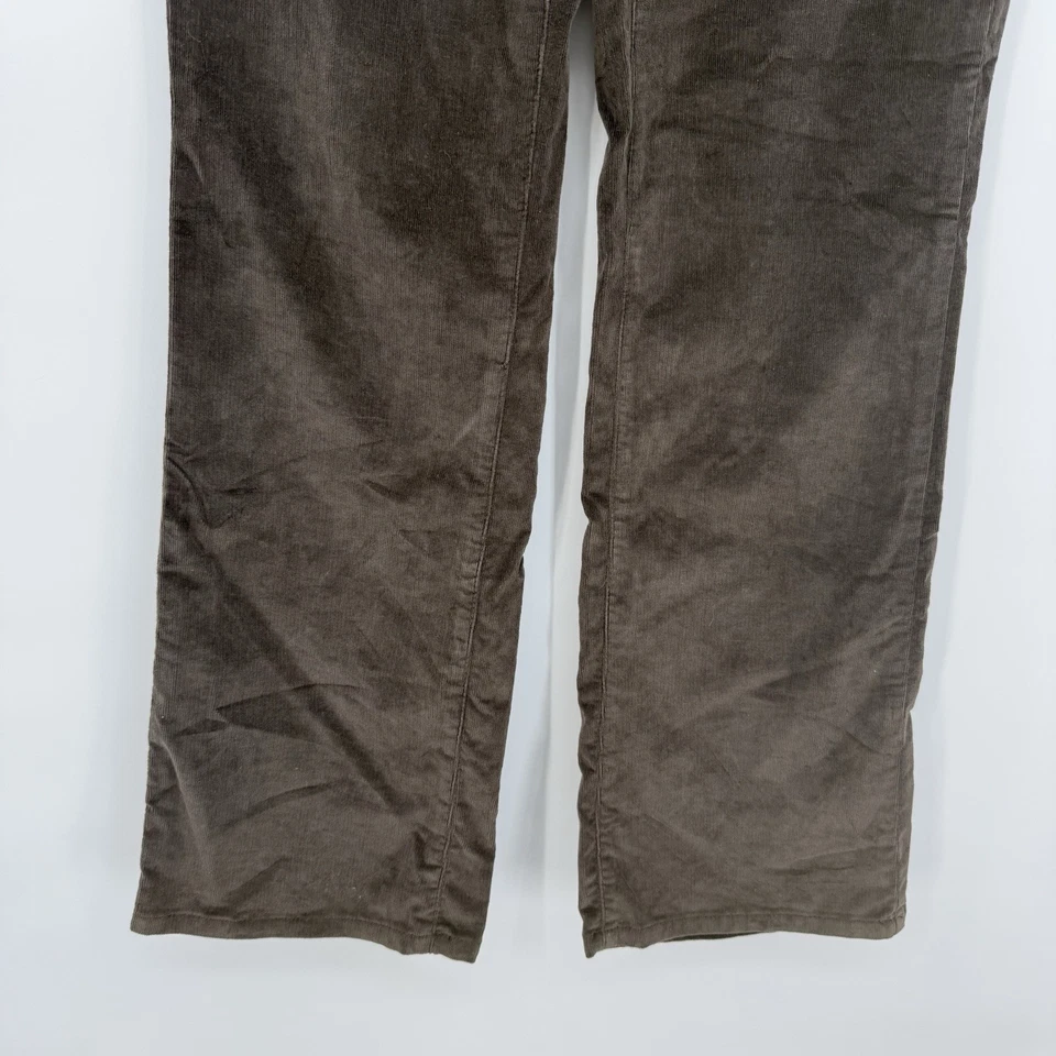 Calvin Klein Jeans Brown Corduroy Pants Size 6 Y2k Style Business Casual Cotton - Image 3 of 4