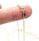 Gold Chain Necklace Fine 9ct Twisted Singapore 0.8mm Jewellery Stamped 375