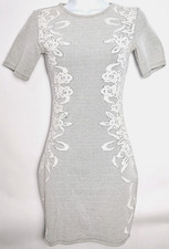 French Connection Bodycon Dress Size UK 6  Floral Thick Fabric