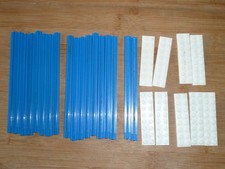 Lego Eisenbahnschienen 4,5V 12 V blau Gerade  mit Schwellen