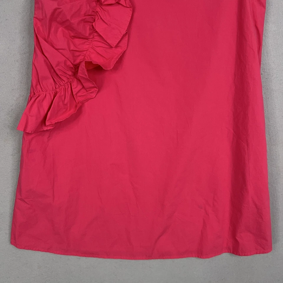 Vestido Vineyard Vines Mujer Medio Rosa Volantes Cambio Kentucky Derby Femenino Preppy Foto 3 de 4