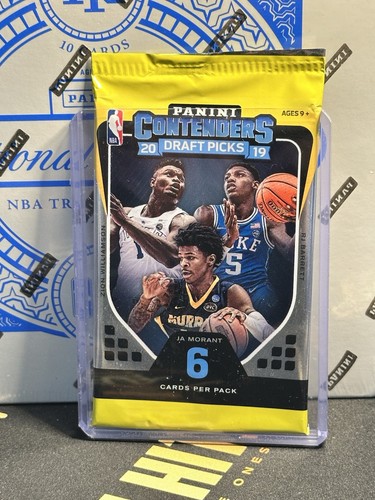 2019-20 Panini Contenders Draft Picks Factory Sealed Pack - Ja, Zion, RJ RC's - Picture 1 of 2