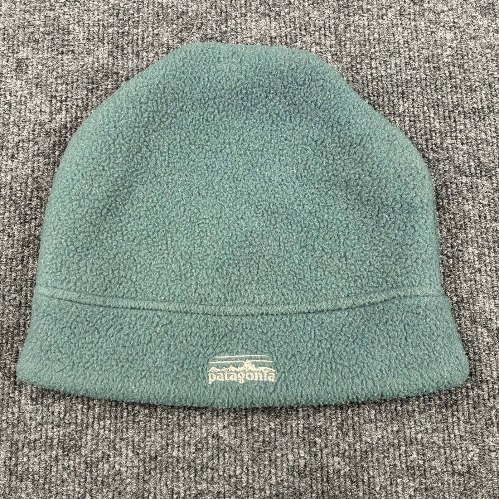 Vintage Patagonia Beanie Mens Medium Fleece Blue Lined 2000's Embroidered Logo