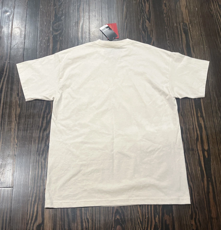 Mitchell Ness New York Knicks T Shirt Men’s XL Beige Cotton NEW - Image 4 of 4