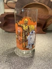 VINTAGE 1977 R2-D2 C-3PO STAR WARS BURGER KING DRINKING GLASS COCA-COLA