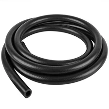 phepetroll 10 Feet Fuel Line Hose 3/8 Inch Inside Diameter Black NBR Rubber P...