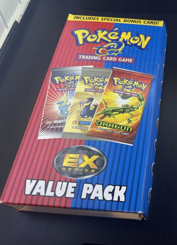 2004 Pokemon EX Value Booster Pack EMPTY BOX -No Cards - DRAGON