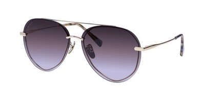 NEW DIFF LENOX SUNGLASSES METAL & PLASTIC FULL-RIM 62-13-145 GOLD GD/BR UNISEX