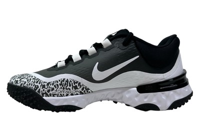 Size 5.5 - Nike Alpha Huarache Elite 4 TF Black Iron Grey White W